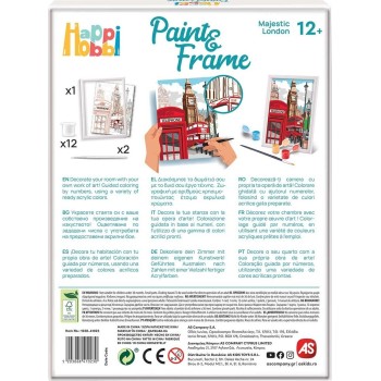 As company happihobbi paint and frame paint by numbers majestic  για ηλικίες 12+ χρονών 1038-41023 5203068410230