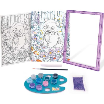 As company Happihobbi Paint and Frame Paint by Numbers Dreamy Panda for Ages 9+ 1038-41028 5203068410285
