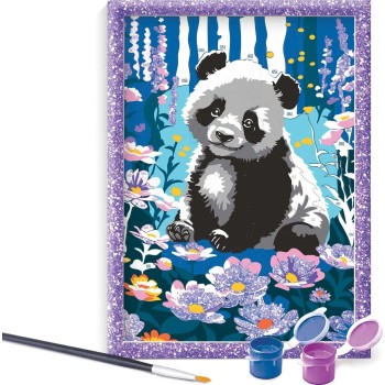 As company Happihobbi Paint And Frame Paint By Numbers Dreamy Panda Για Ηλικίες 9+ Χρονών 1038-41028 5203068410285