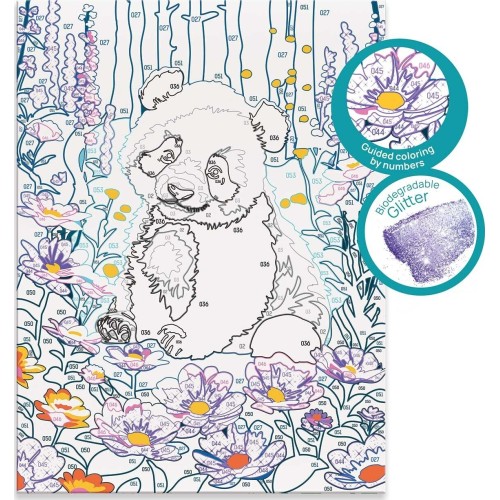 As company Happihobbi Paint and Frame Paint by Numbers Dreamy Panda for Ages 9+ 1038-41028 5203068410285