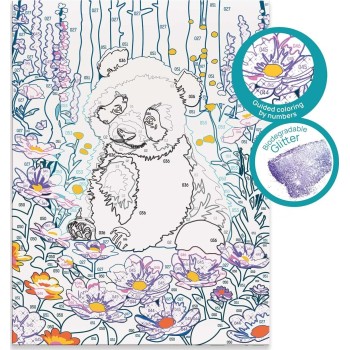 As company Happihobbi Paint and Frame Paint by Numbers Dreamy Panda for Ages 9+ 1038-41028 5203068410285