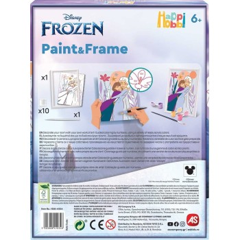 As company Happi Hobbi Happihobbi Paint and Frame Paint by Numbers Frozen for Ages 6+ 1038-41034 5203068410346