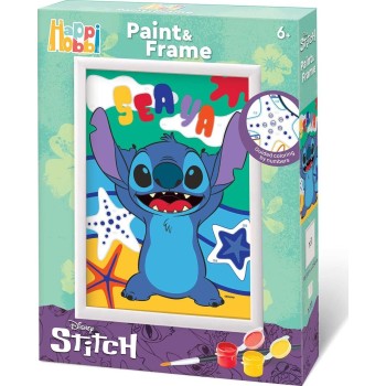 As company Happihobbi Paint and Frame Paint by Numbers Stitch for Ages 6+ 1038-41035 5203068410353