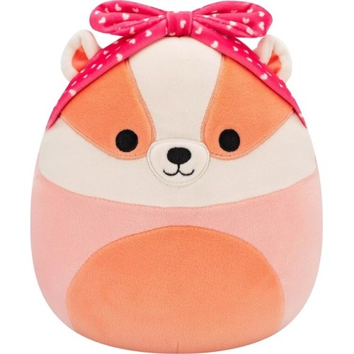 Squishmallows - Valentine Litrina Wave 2D (6 Designs) 19cm - Jazwares Rostam The Peach Badger, Rostam the Asbo, Sqva01183, JWSQ1