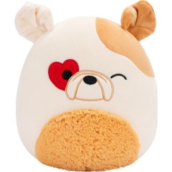 Squishmallows - Valentine Loutine Wave 2A (6 Designs) 19cm - Jazwares Brock The Bulldog, Brock the Buldog, Sqva01308, JWSQ1305 1