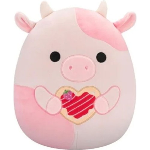 Squishmallows - Valentine Λούτρινα Ζωάκια με Καρδουλο-λιχουδιές Wave 2   30,5εκ - Jazwares reshma the cow, reshma η αγελαδα, sqv