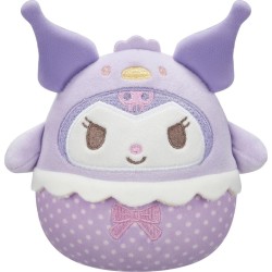 Squishmallows Sanrio Hello Kitty and Friends Easter - Loutine Wave 1 (4 Designs) 20cm - Jazwares Kuromi Chick, Kuromi, Sqsn00684