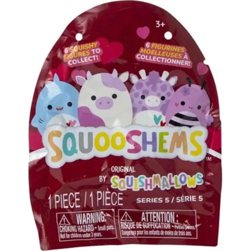 Jazwares Squishmallows-Squooshems - Blind Σακουλάκι Με Ζουληχτή Φιγούρα Valentine (6 Σχέδια) 6Εκ JWSS0014 196566386815