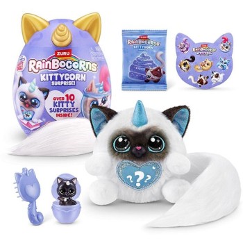 ZURU Αυγό Rainbocorns Kittycorn Ουρά Series 3 - 1 Τμχ 11892104 4894680033542