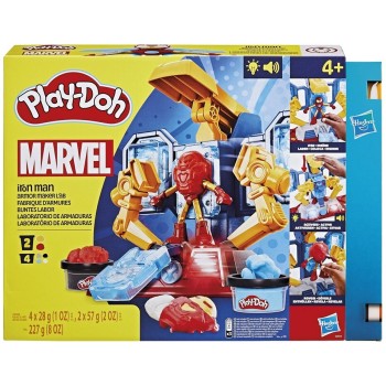 Hasbro Λαμπάδα Play-Doh Marvel Iron Man Armor Maker Lab G0035 102948