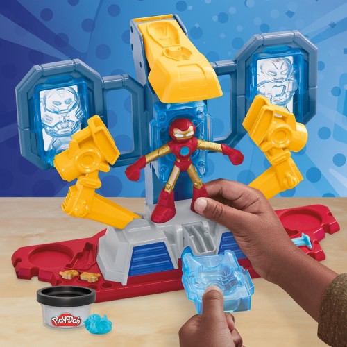 Hasbro Play-doh Marvel Iron Man Armor Maker Lab Playset With Iron Man Action Figure, Ages 4+ G0035 102948