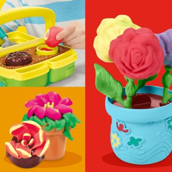 Hasbro Λαμπάδα Play-Doh Blooming Flowers Playet G0492 105555