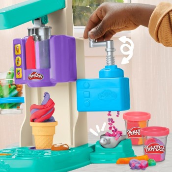 Hasbro Play-Doh Pd rainbow swirl ice cream playset G0028 098358