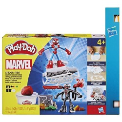 Hasbro Play-Doh Pd spiderman launch and slice battle F9827 099656