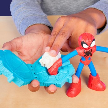 Hasbro Play-Doh Pd spiderman launch and slice battle F9827 099656