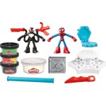 Hasbro Play-Doh Λαμπάδα Pd Spiderman Launch And Slice Battle  Με 2 Φιγούρες Δράσης F9827 099656