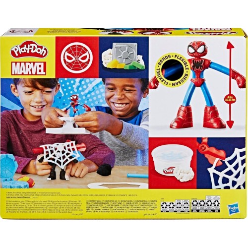 Hasbro Play-Doh Λαμπάδα Pd Spiderman Launch And Slice Battle  Με 2 Φιγούρες Δράσης F9827 099656