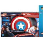 Hasbro Λαμπάδα Marvel Avengers Marvel Captain America Brave New World Nerf Skyshot Blaster, Ασπίδα F9302 105532