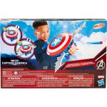Hasbro Marvel Avengers Captain America Brave New World Nerf Skyshot Blaster, Shield Rolepl F9302 105532