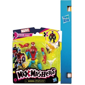 Hasbro Λαμπάδα Spiderman Spider-Man Mixmashers  Mix-And-Match Φιγούρα Και Αξεσουάρ, Κόκκινο F9205 / F9213 105539