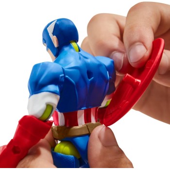 Hasbro Marvel Avengers Avn Mixmashers Captain America Basic Fig F9265 / F9267 5010996247759