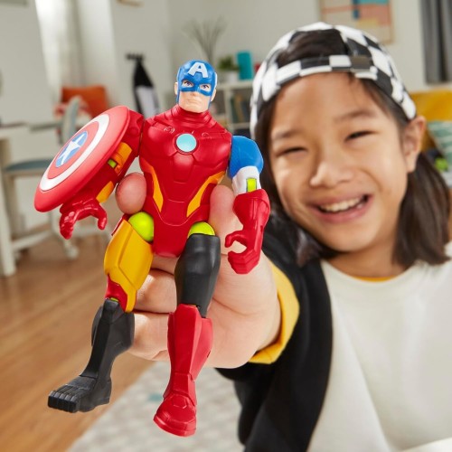Hasbro Marvel Avengers Avn Mixmashers Captain America Βασική Φιγούρα 12 Εκ. F9265 / F9267 5010996247759