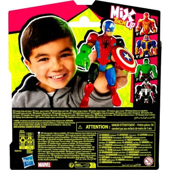 Hasbro Marvel Avengers Avn Mixmashers Captain America Basic Fig F9265 / F9267 5010996247759
