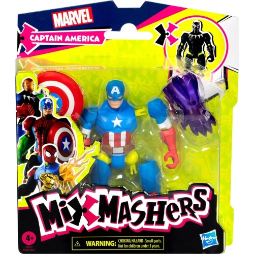 Hasbro Λαμπάδα Marvel Avengers Avn Mixmashers Captain America Βασική Φιγούρα 12 Εκ. F9265 / F9267 105882