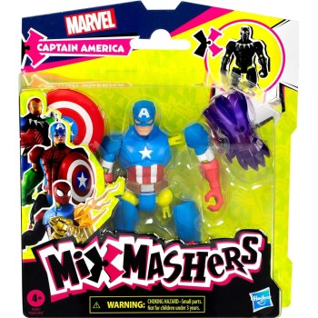 Hasbro Λαμπάδα Marvel Avengers Avn Mixmashers Captain America Βασική Φιγούρα 12 Εκ. F9265 / F9267 105882