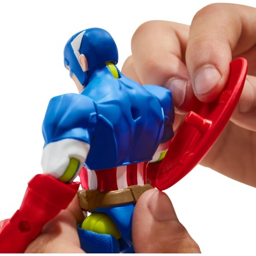 Hasbro Λαμπάδα Marvel Avengers Avn Mixmashers Captain America Βασική Φιγούρα 12 Εκ. F9265 / F9267 105882
