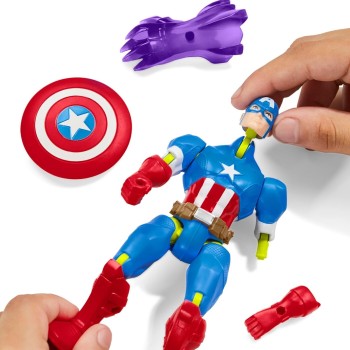 Hasbro Avn mixmashers captain america basic fig F9265 / F9267 105882