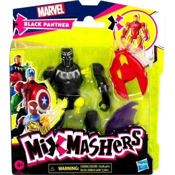 Hasbro Marvel Avengers Avn Mixmashers Black Panther Basic Figur F9265 / F9268 5010996247728