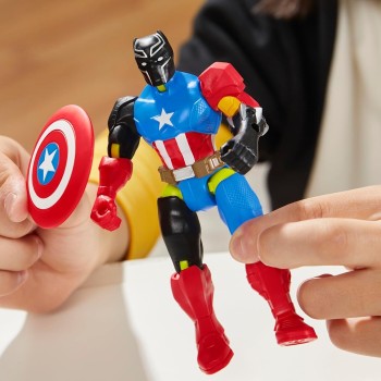 Hasbro Marvel Avengers Avn Mixmashers Black Panther Basic Figur F9265 / F9268 5010996247728