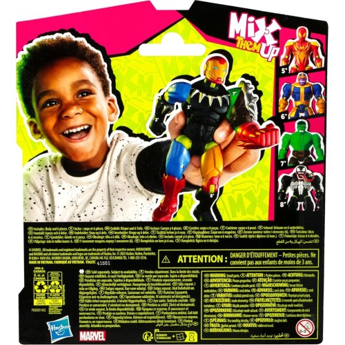 Hasbro Marvel Avengers Avn Mixmashers Iron Man Βασική Φιγούρα 12 Εκ. F9265 / F9269 5010996247742