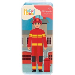 As company Happi Hobbi Happihobbi Magnet Tins City Heroes Princess Εκπαιδευτικοί Χάρτινοι Μαγνήτες 1029-64074 / 3 5203068642747