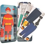 As company Happi Hobbi Happihobbi Magnet Tins City Heroes Educational Paper Magnets 1029-64074 / 3 5203068642747