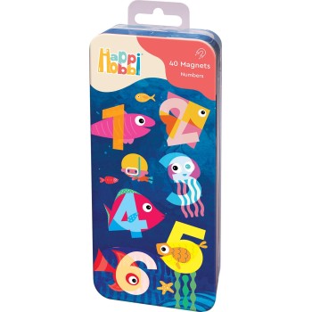 As company Happi Hobbi Happihobbi Magnet Tin Αριθμοί Εκπαιδευτικοί Χάρτινοι Μαγνήτες Για 3+ Χρονών 1029-64070 / 1 5203068640705