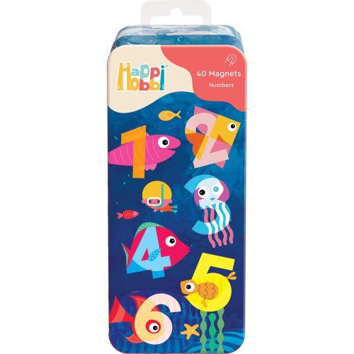 As company Happi Hobbi Happihobbi Magnet Tin Αριθμοί Εκπαιδευτικοί Χάρτινοι Μαγνήτες Για 3+ Χρονών 1029-64070 / 1 5203068640705