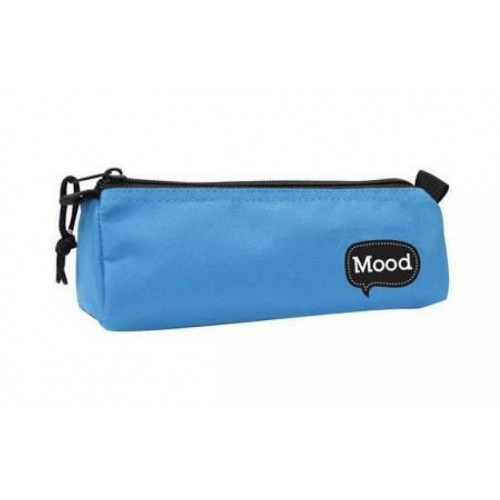Keyroad School Pencil Case Blue With Zipper Mood Chrome 0072665 5205698115547