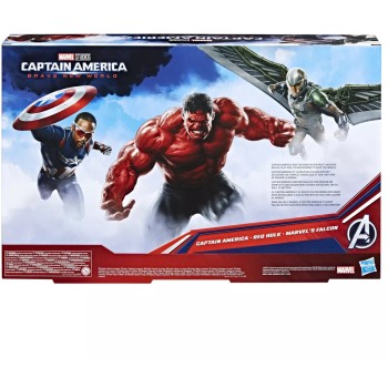 Hasbro Marvel Avengers Captain America: Brave New World Titan Hero Series 3 Φιγούρες Δράσης 30 Εκ F9295 5010996209764