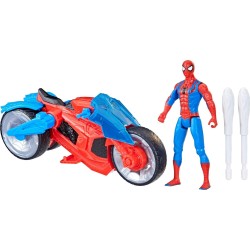Hasbro Spiderman Spider-Man Web Blast Cycle Toy Set With 10-Cm Action Figure And 2 Web Proje F6899 5010996283955