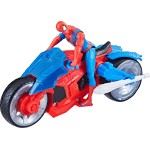 Hasbro Spiderman Spider-Man Web Blast Cycle Toy Set With 10-Cm Action Figure And 2 Web Proje F6899 5010996283955