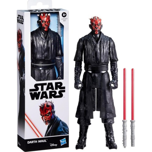 Hasbro Star Wars Titan Hero Series Darth Maul, Φιγούρα Δράσης 30 Cm G1278 5010996294852