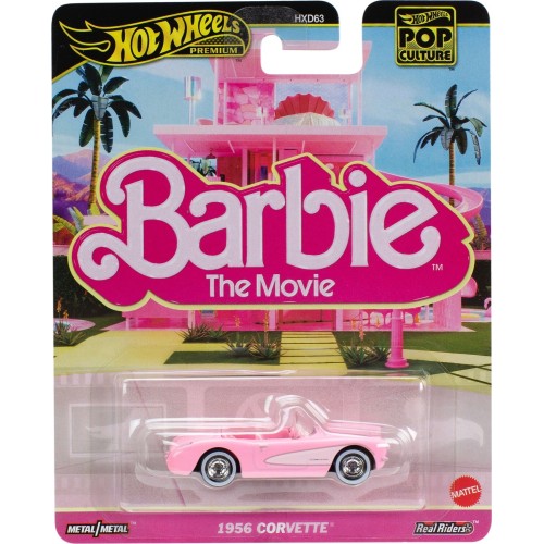 Mattel Hot Wheels Pop Culture Barbie The Movie 1956 Corvette HXD63 / JBL79 194735262991