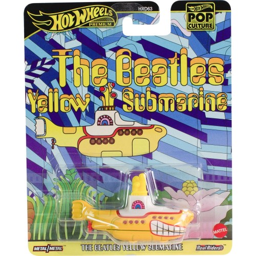 Mattel Hot Wheels Pop Culture The Beatles Yellow Submarine HXD63 / JBL74 194735263158