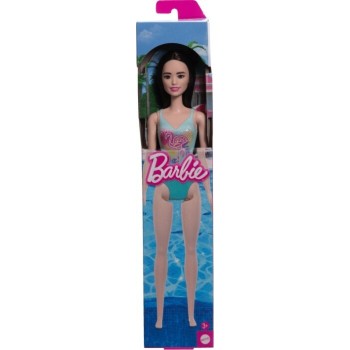 Mattel Barbie Beach Tropical Blue Swimsuit Κούκλα DWJ99 / HXX51 194735240951