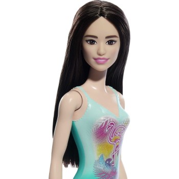 Mattel Barbie Beach Tropical Blue Swimsuit Κούκλα DWJ99 / HXX51 194735240951