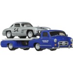 Mattel Hot Wheels Hw Premium - Νταλίκα Με Αυτ/Κι Car Culture: Team Transport Mercedes-Benz 300 SL & '55 Mercedes Benz Blaues Wun