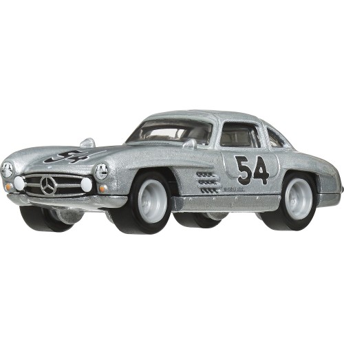 Mattel Hot Wheels Hw Premium - Νταλίκα Με Αυτ/Κι Car Culture: Team Transport Mercedes-Benz 300 SL & '55 Mercedes Benz Blaues Wun