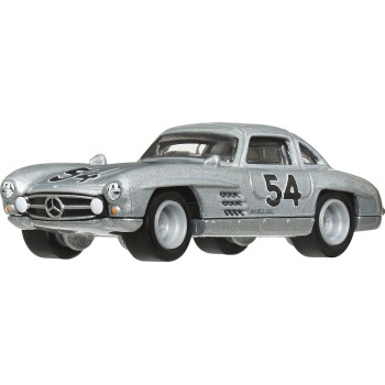 Mattel Hot Wheels Hw Premium - Νταλίκα Με Αυτ/Κι Car Culture: Team Transport Mercedes-Benz 300 SL & '55 Mercedes Benz Blaues Wun